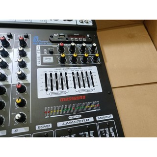 Mixer bàn 804 8/2 hỗ trợ bluetooth USB và thẻ nhớ