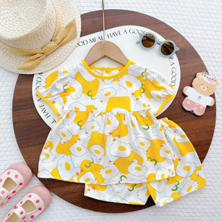 Đồ bộ tole lanh bé gái tay đùi phối viền Lavin Kids 6-15kg mềm mịn, thoáng mát, ít co rút