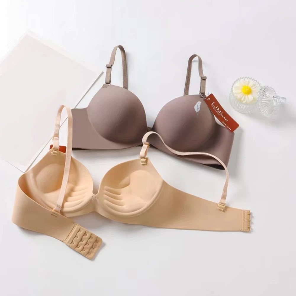 Áo lót nữ, áo ngực nữ su Lông Vũ, không gọng, đệm mút bàn tay 3cm nâng ngực chống xệ A004 Tổng Kho NOIY 888 | BigBuy360 - bigbuy360.vn
