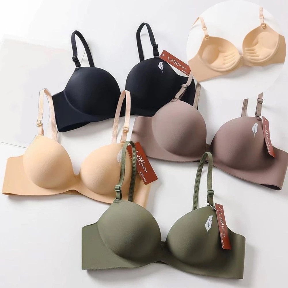 Áo lót nữ, áo ngực nữ su Lông Vũ, không gọng, đệm mút bàn tay 3cm nâng ngực chống xệ A004 Tổng Kho NOIY 888 | BigBuy360 - bigbuy360.vn