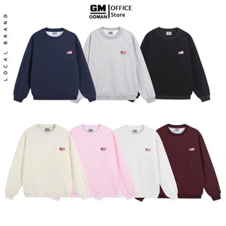 Áo Sweater Thêu Cờ Mỹ Nỉ  Cao Cấp Nam Nữ, Áo Sweater Nỉ Lông Cáo Teelab