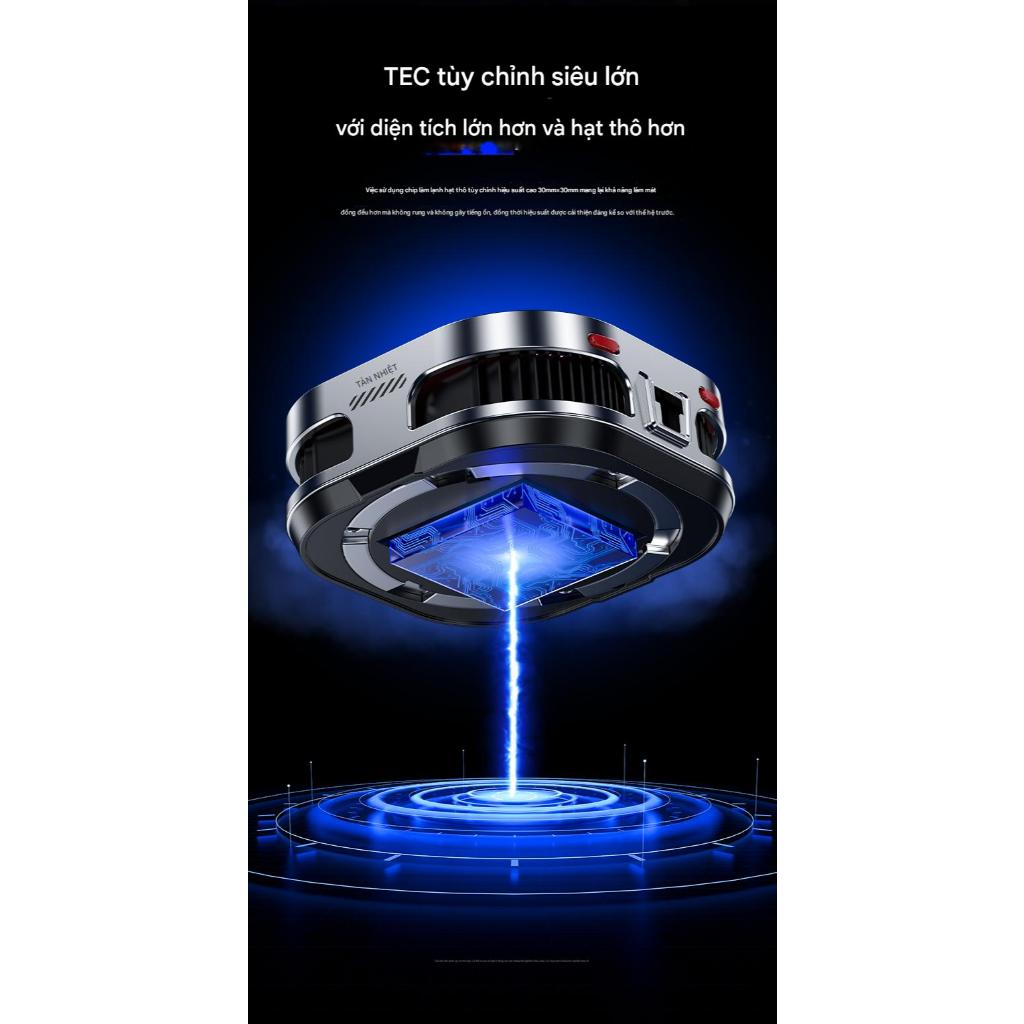 Sò Lạnh Tản Nhiệt Kiri TH16 Pro AI 24W – Quạt Làm Mát Điện Thoại RGB, 4 Chế Độ, AI Tự Động, Bảo Hành 3 Tháng 1 Đổi 1 | BigBuy360 - bigbuy360.vn