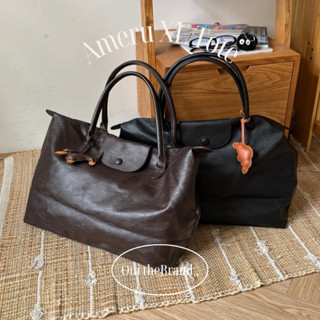    Tặng Charm   Ameru Oversized Leather Tote - Túi Tote Da Cỡ Lớn AMERU   Ouithebrand   