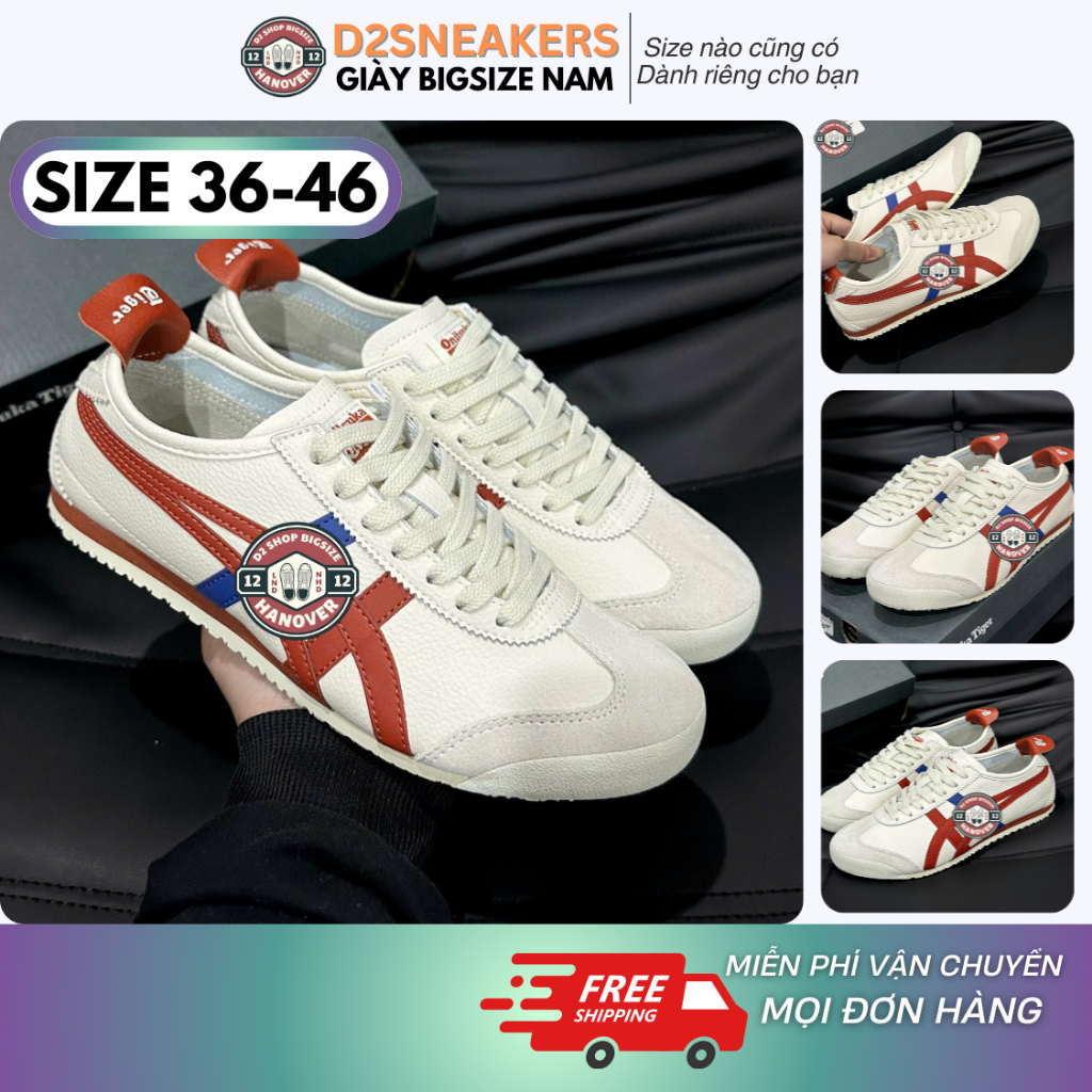 (36-46) Giày thể thao Tiger Red xanh cam hottrend dễ phối đồ , giày big size nam 44 45 46 47 48