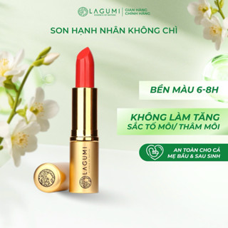  Son Cho Bà Bầu Không Chì LAGUMI Chiết Xuất Hạnh Nhân Thiên Nhiên An Toàn Lên Màu Chuẩn Dưỡng Môi Và Cấp Ẩm Chuyên Sâu 