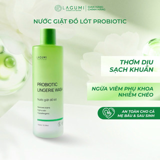  Nước giặt đồ lót hỗ trợ giảm viêm LAGUMI PROBIOTIC sạch khuẩn ngừa viêm mềm dịu không hại da tay 