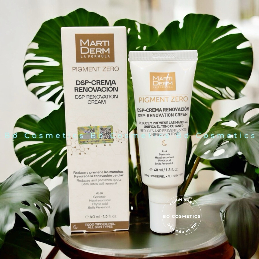 [Tem Cty] Kem dưỡng ban đêm MartiDerm Pigment Zero DSP-Renovation Cream | Bơ Cosmetics