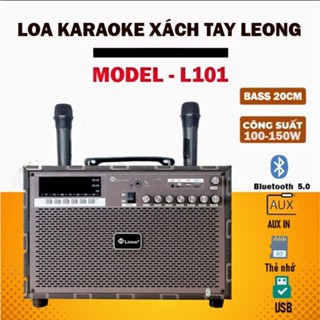  Loa Karaoke Xách Tay 2 Mic Leong L101 Bass Cực Mạnh Bluetooth Hiện Đại Dễ Dàng Sử Dụng Hát Hay 