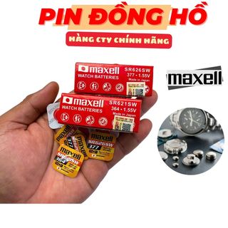  Pin đồng hồ SR626 621 721 521 377 364 379 chính hãng maxell cao cấp 