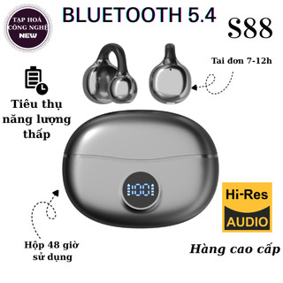  Tai Nghe S88 TWS – Bass Siêu Trầm Chống Ồn Pin 48H Hộp Sạc Hiển Thị LED Hàng Cao Cấp 