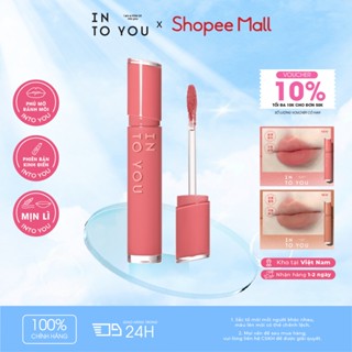 [KOL] Son Kem Lì INTO YOU Airy Matte Lip Cream Che Phủ Tốt Vân Môi, Không Gây Khô VT01