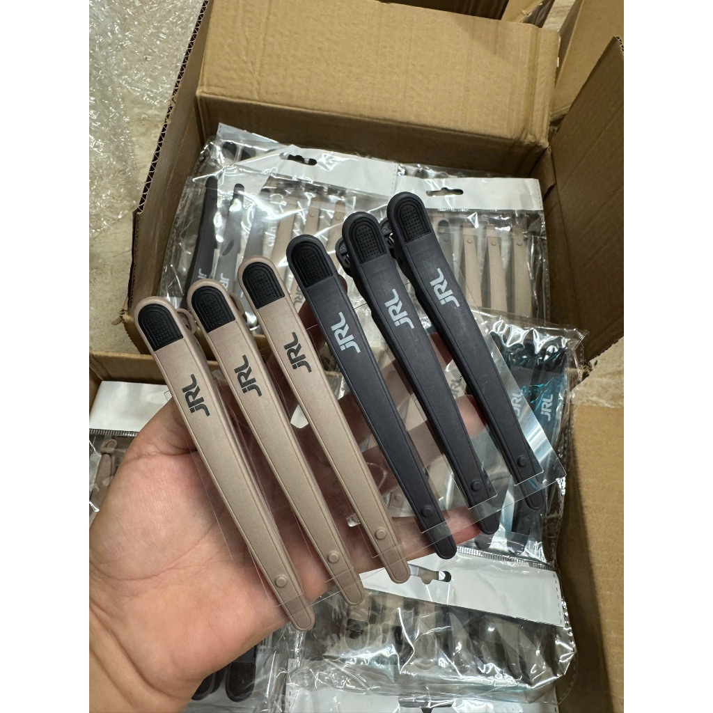 Kẹp tóc chính  hãng Jrl vỹ 6 cây hai mầu