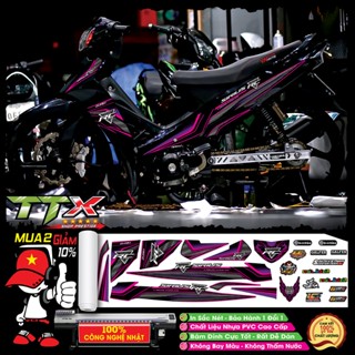  Tem Sirius rc v3 bản đặc biệt – Decal dán xe Sirius zin độ kiểng in máy Nhật bền màu chuẩn form dễ dán ôm sát dàn áo 