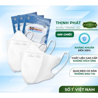   CHÍNH HÃNG  300 chiếc khẩu trang 5D THỊNH PHÁT 3 lớp kháng khuẩn chống bụi nắng & tia UV 