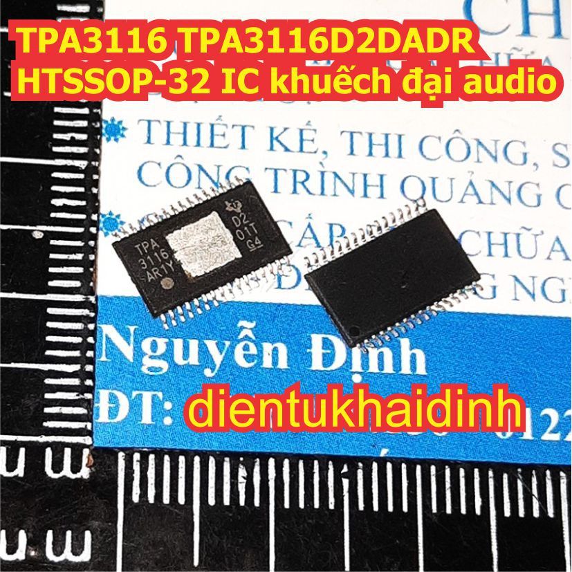 TPA3116 TPA3116D2DADR TPA3156 TPA3156D2DADR HTSSOP-32 IC khuếch đại audio kde9474