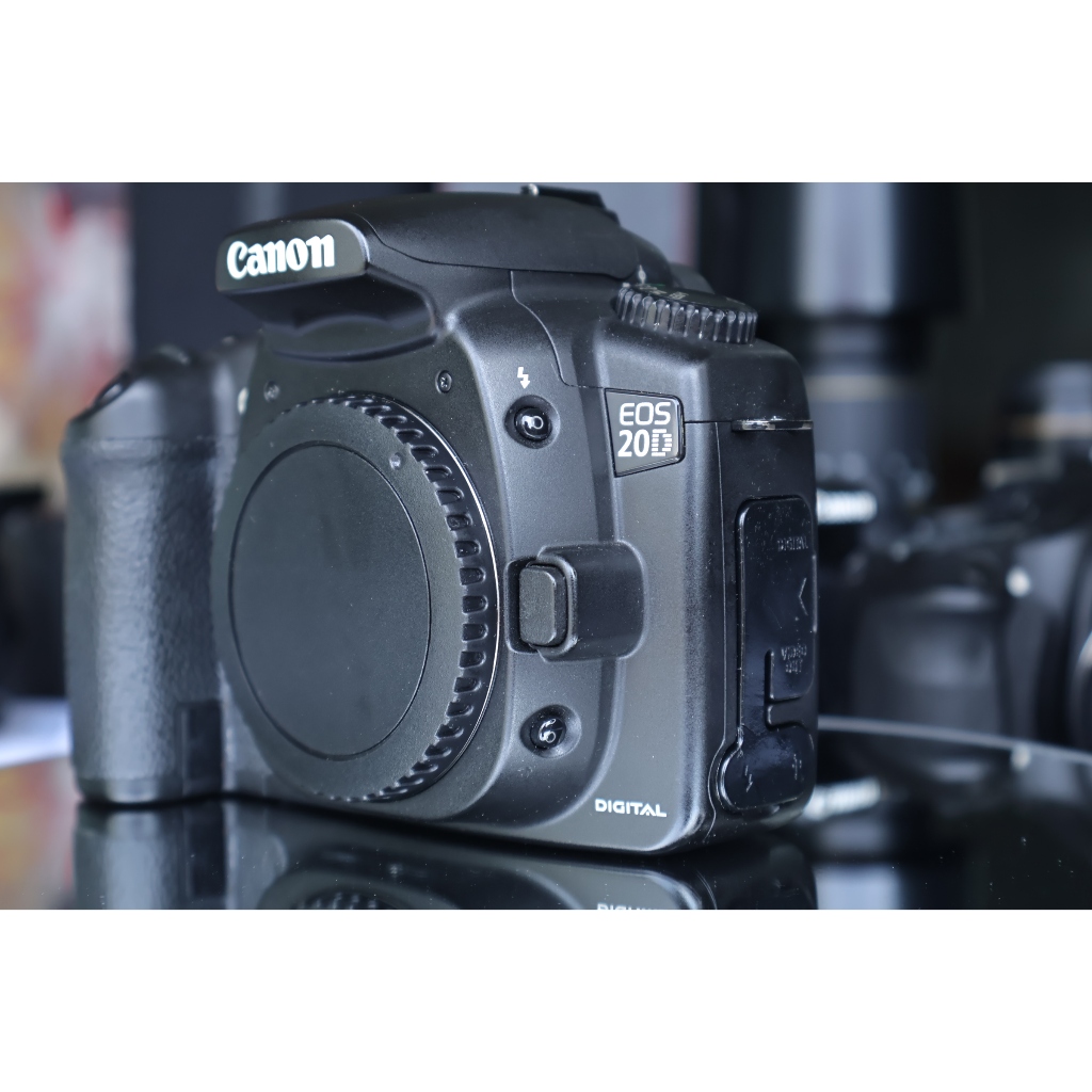 Canon 20D -  full bộ + pin sạc +lens tamron 28 80mm - Phụ-kiện