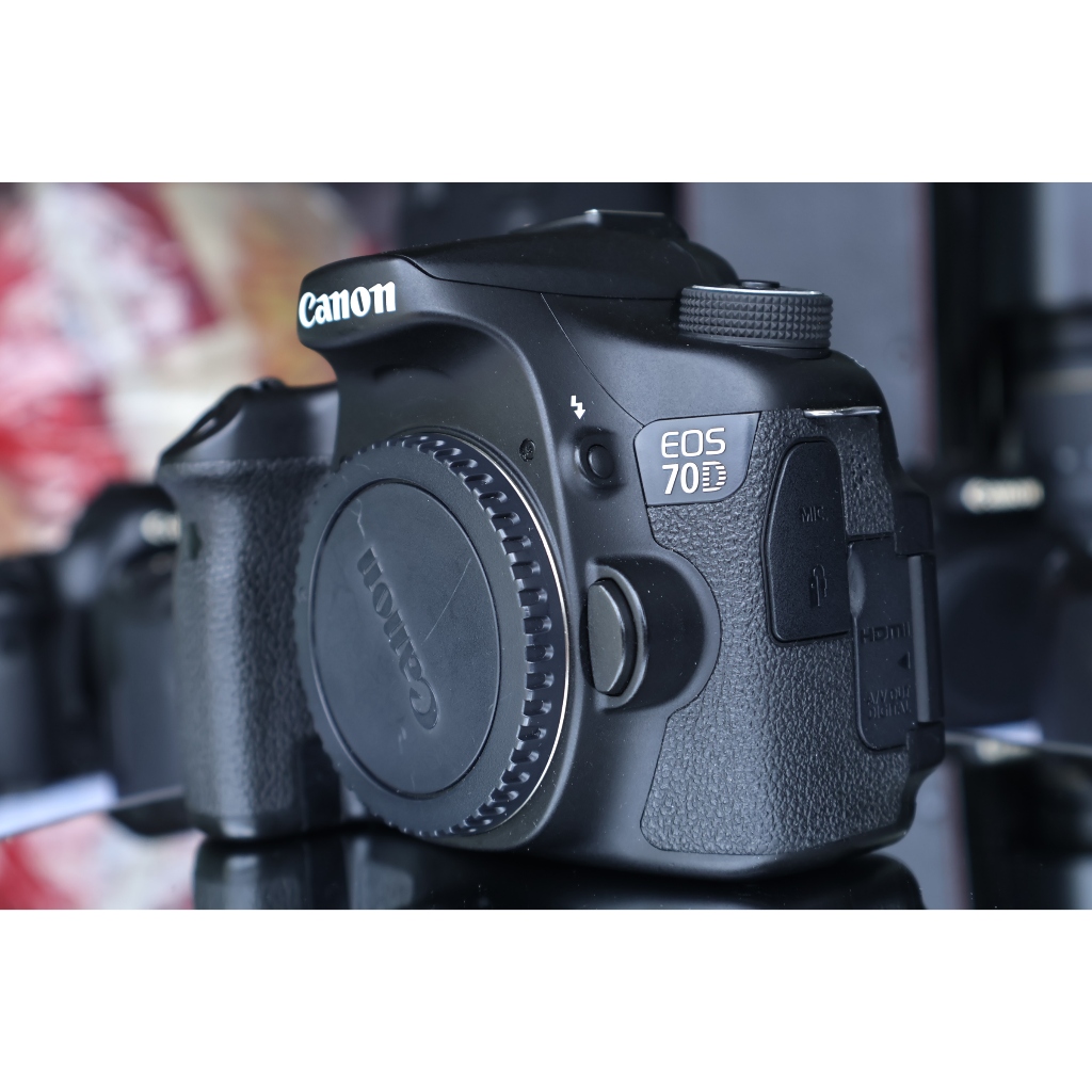 Bộ Máy ảnh Canon 70d + lens 17-85mm is usm (máy mới - màn xoay lật cảm ứng - 33k shot) Bảo hành 12 tháng - Lens máy ảnh