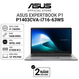  Laptop Asus ExpertBook P1 P1403CVA-i716-63WS i7-13620H | 16GB | 512GB | Intel UHD | 14" FHD | Win 11 