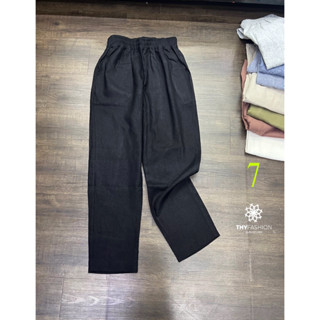   MỚI  QUẦN NỮ BAGGY TRƠN LINEN_ chất linen   hàng vải xí nghiệp dư  