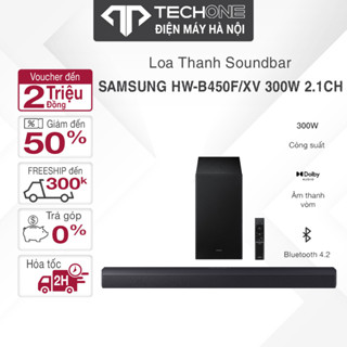 Loa Thanh SOUNDBAR Samsung HW-B450F 2.1ch 300W (mẫu 2025)  hàng chính hãng bảo hành 12 tháng
