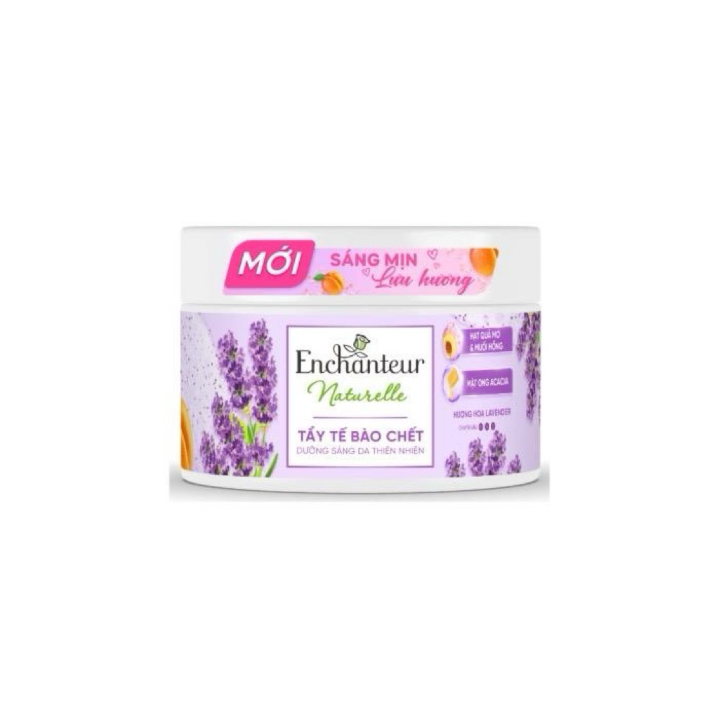 Tẩy Tế Bào Chết Enchanteur Naturelle Dưỡng Sáng Da Hương Lavender 250g