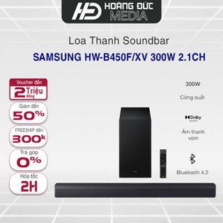  Loa Thanh SOUNDBAR Samsung HW-B450F 2.1ch 300W  mẫu 2025  hàng chính hãng bảo hành 12 tháng 