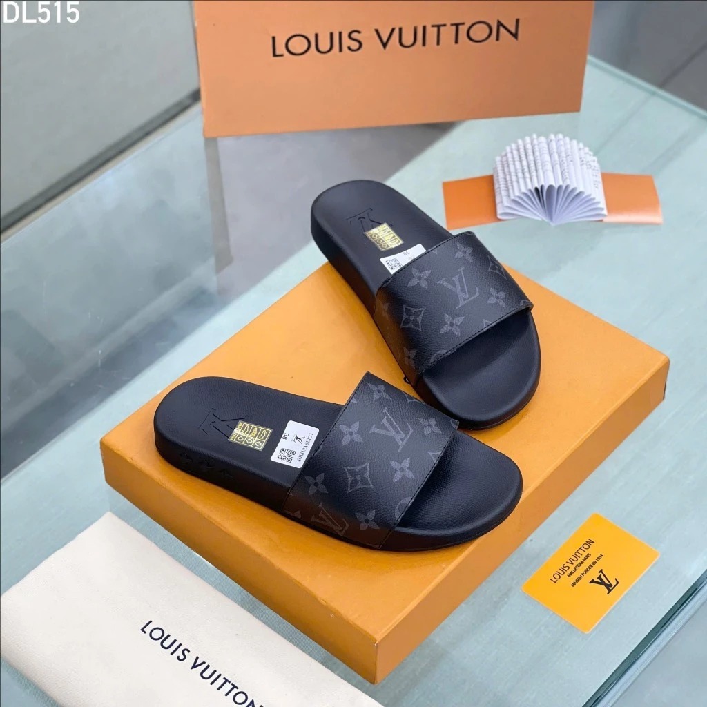 Dép Nam L.v cao cấp  - Dép Nam quai da đế cao su Hàng qccc loại 1 2026.