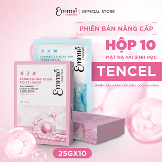 [KOL LIVE] Hộp 10 Mặt nạ Vải sinh học Tencel 25gx10 (Phiên bản nâng cấp 25g + Có định hình)
