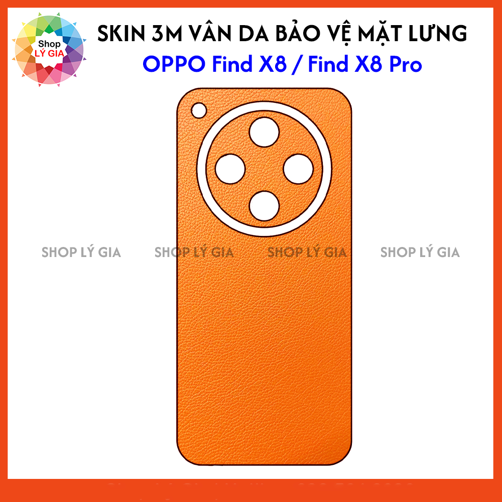 Skin vân da cho OPPO Find X8 / OPPO Find X8 Pro / Find X7 / Find X7 Ultra