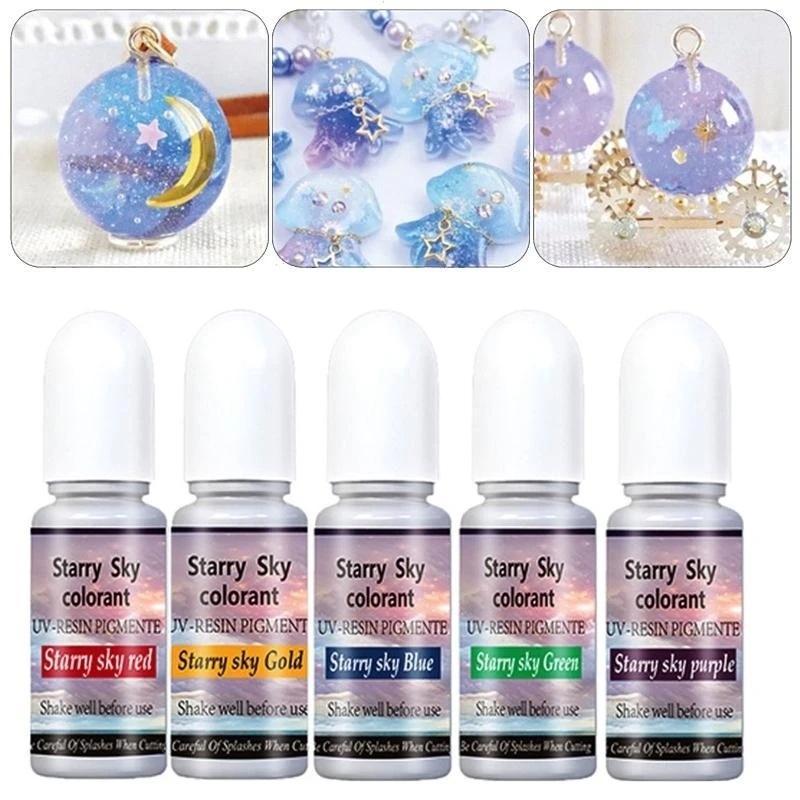 Màu Nhũ Ánh Sao Pha Màu Resin AB Resin UV