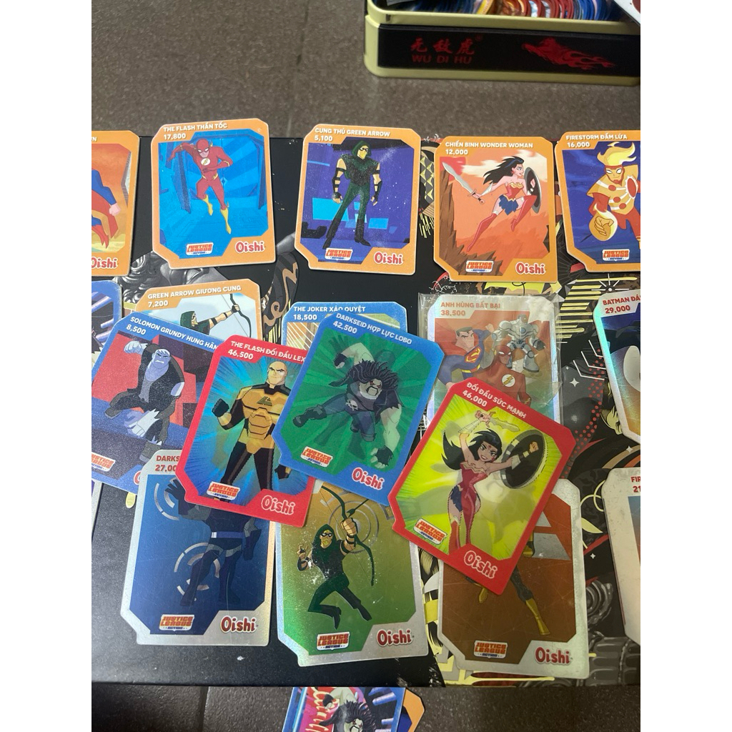 thẻ oishi DC siêu anh hùng