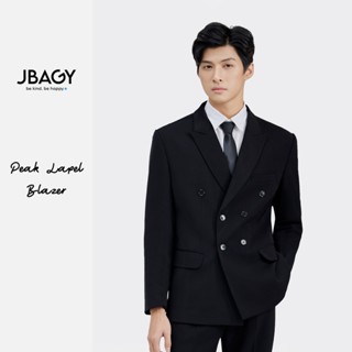 Áo Blazer Nam 6 Nút có Đệm Vai Thương Hiệu JBAGY - 4 lớp chất lượng cao - JK0104