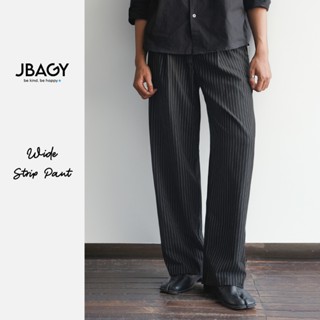 New Arrival | Quần ống rộng nam JBAGY kẻ sọc cạp chun vải Lụa cao cấp - JD0104