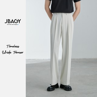 Quần tây nam ống rộng xếp ly suông đứng, cạp cao hách dáng chất vải lụa chống nhăn JBAGY - JD0108