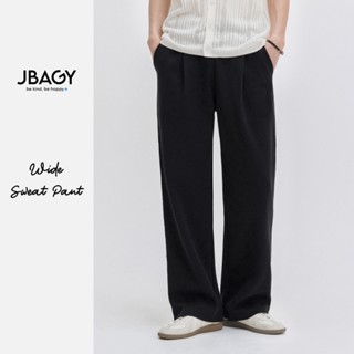 Quần ống rộng cạp chun JBAGY cho nam nữ, ống rộng, màu đen chất thun co giãn dầy dặn đứng form JD0109