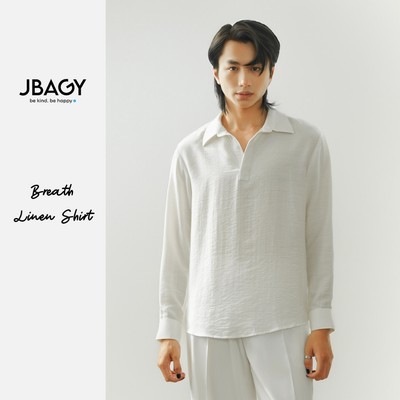 Áo sơ mi nam linen JBAGY cao cấp form dáng Relax JS0104 (D15K12)