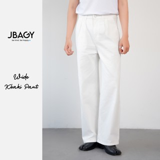 Quần kaki ống rộng nam JBAGY dáng suông đứng cách điệu xếp ly cao cấp - JD0101