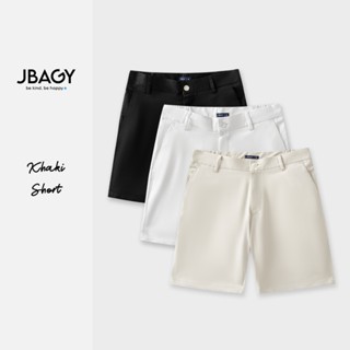Quần short nam JBAGY vải kaki cotton, ống lửng ngắn vải Kaki co giãn 2 chiều - JN2401