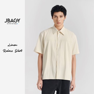 Áo sơ mi nam Linen tay ngắn JBAGY form rộng Relax 2025 Summer Collection - JS2502