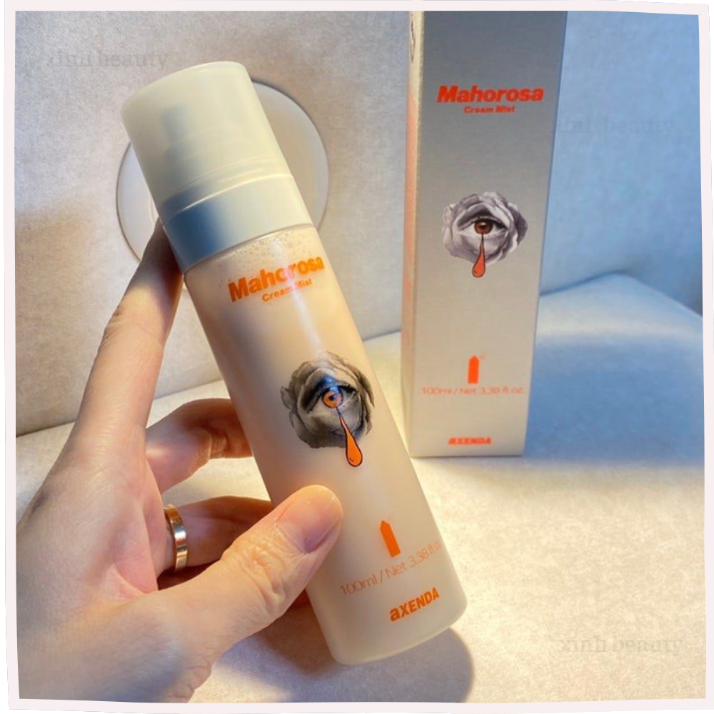 Xịt khoáng khoá ẩm, dưỡng da Axenda Mahorosa Cream Mist 100ml