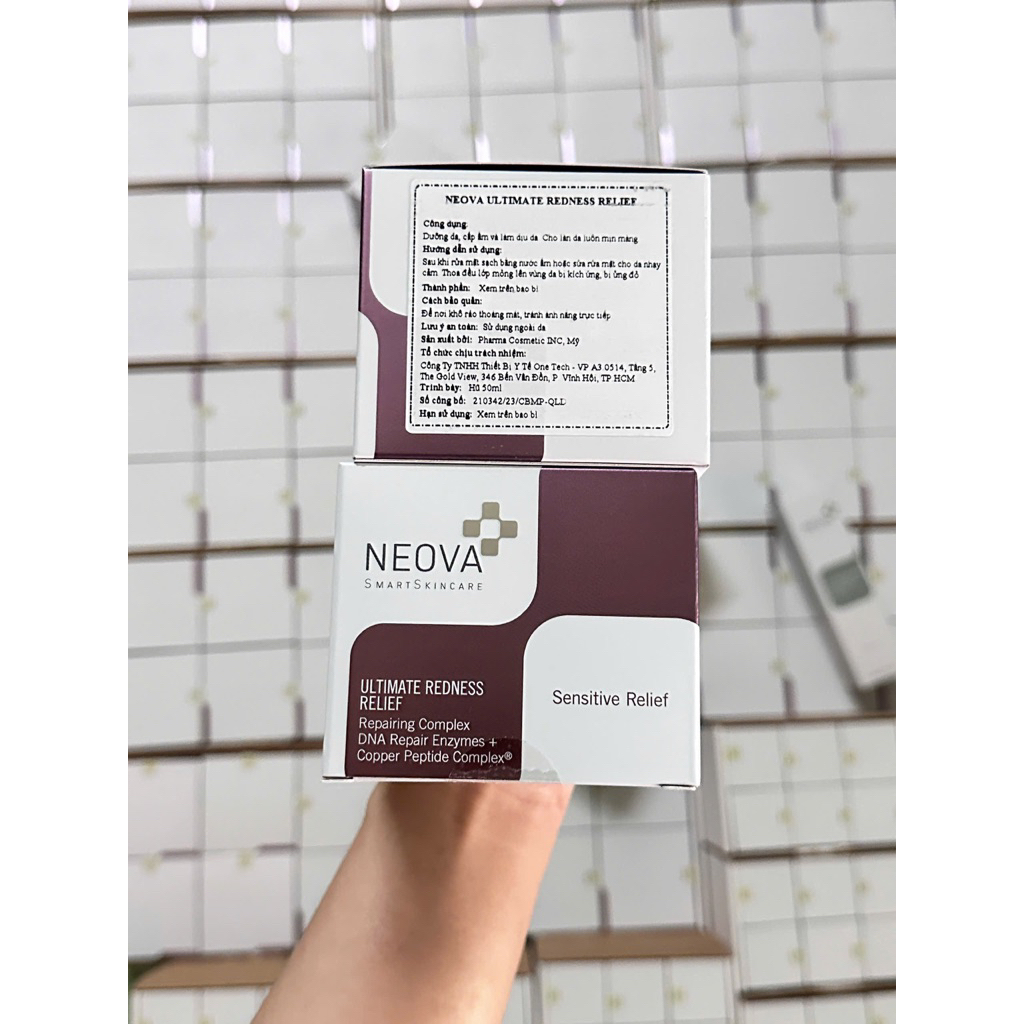 [ Hàng Công Ty ] Ultimate Redness Neova kem dưỡng làm dịu da kích ứng giảm đỏ siêu phục hồi