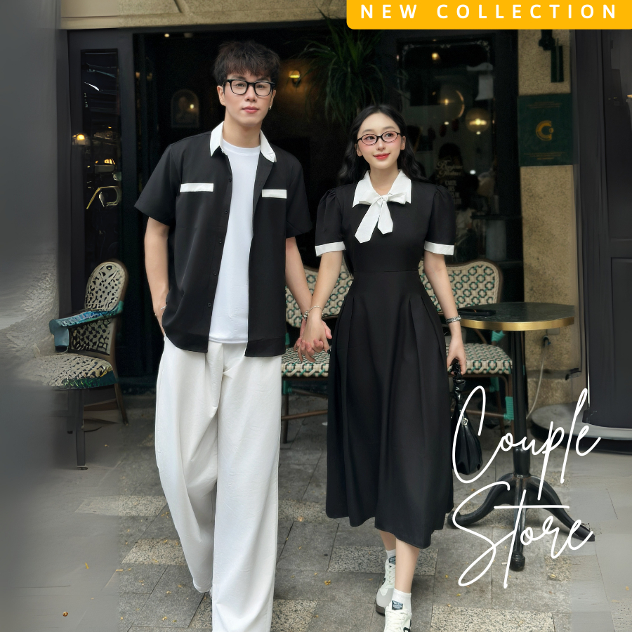 Đồ đôi nam nữ COUPLE STORE - HÌNH THẬT- đồ đôi nam nữ set couple, đồ biển đôi, áo đôi nam nữ