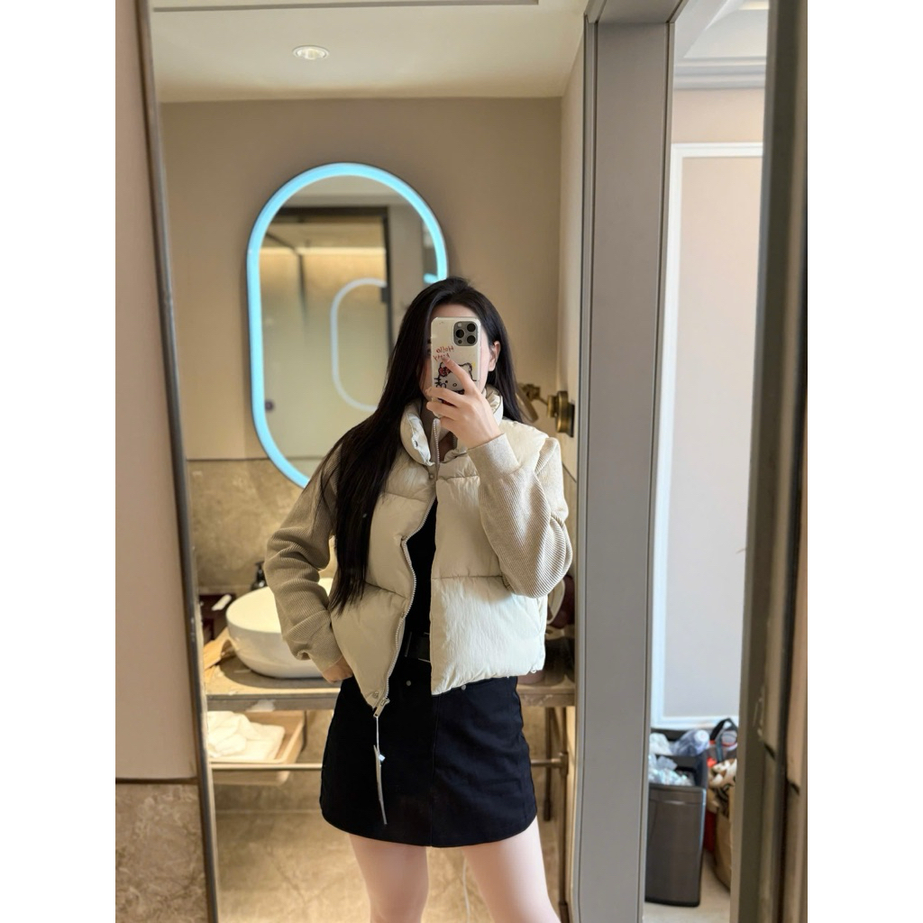 𝙏𝒉𝙖𝒐𝙫𝒊_𝑼𝙡𝒍𝙯𝒂𝙣𝒈 / PHAO BOMBER THOM PHỐI TAY LEN DỆT KIM THOM - ÁO PHAO TAY LEN NEW 2026 | BigBuy360 - bigbuy360.vn
