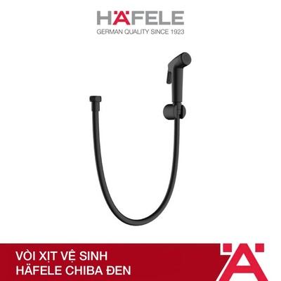 Vòi xịt vệ sinh Chiba Đen 589.34.922