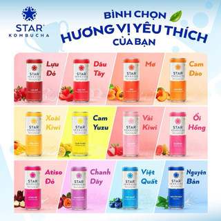 STAR KOMBUCHA LỰU ĐỎ/POMEGRANATE PURITY 250ml