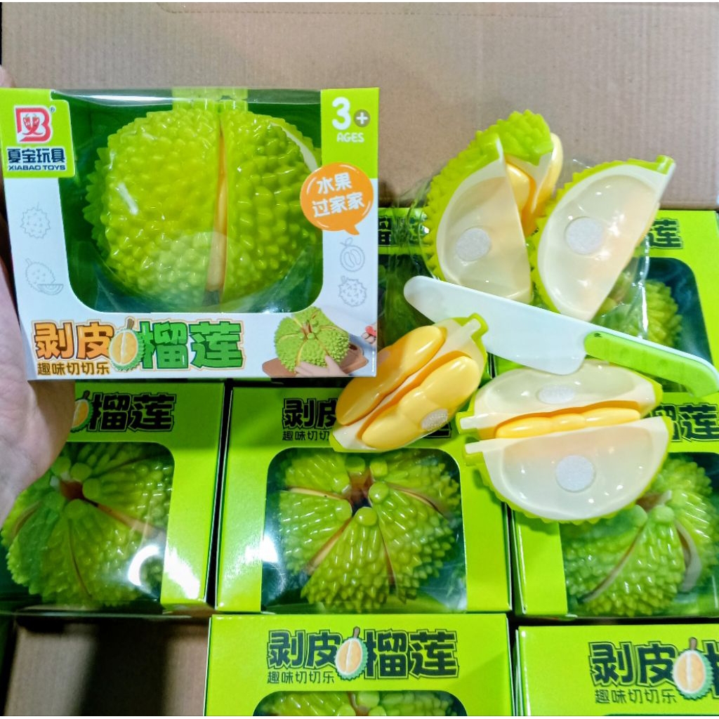 Đồ chơi tách múi sầu riêng nhựa 6 múi nhựa đẹp không hôi nhựa