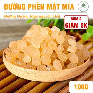  Đường mật mía 100g đường phèn mật mía kết tinh tự nhiên vị ngọt thanh không béo - Miha Tea 
