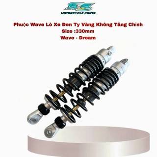  Phuộc Sau Wave - Dream Sirius Các Đời Size 330mm Đen Ty Vàng Mẫu New 2025 