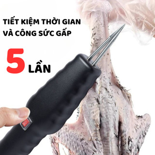  Máy nhổ lông vịt cầm tay tích điện sử dụng động cơ kép nhỏ gọn tiện lợi   KÈM CỦ SẠC   