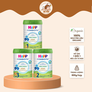  Sữa Bột Hipp Organic Combiotic Số 1,2,3 Nhập Khẩu Đức Tăng Sức Đề Kháng Hỗ Trợ Tiêu Hóa Cho Bé 800g 